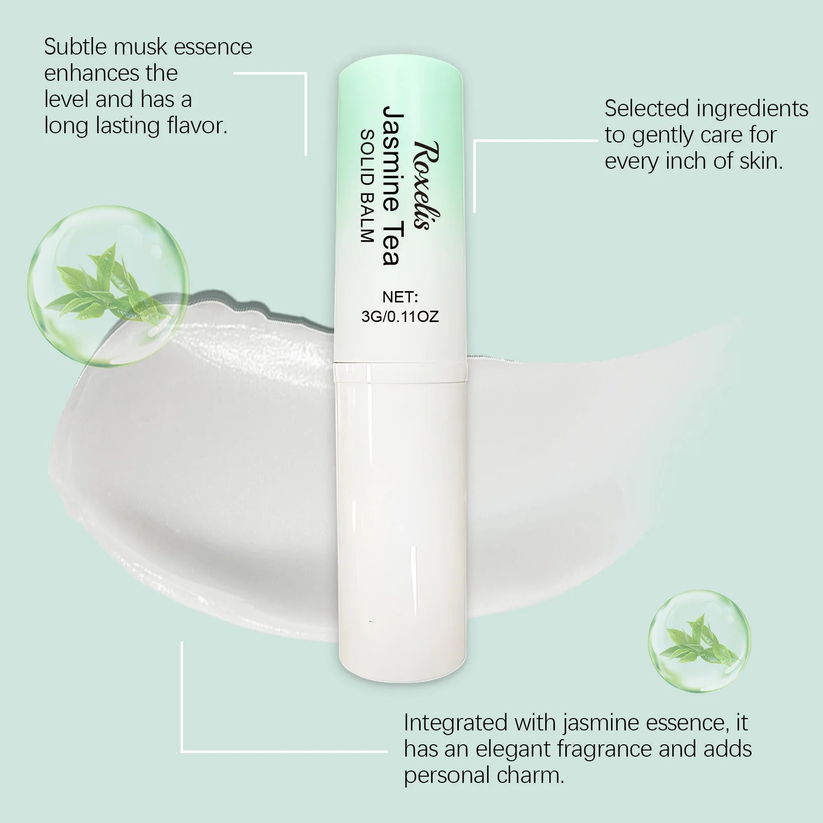 Roxelis Women Solid Perfume Long Lasting Light Fragrance Enhance Attraction Pheromone Anti Odor Sweet Aroma Pefume Balm Stick Oasis Select
