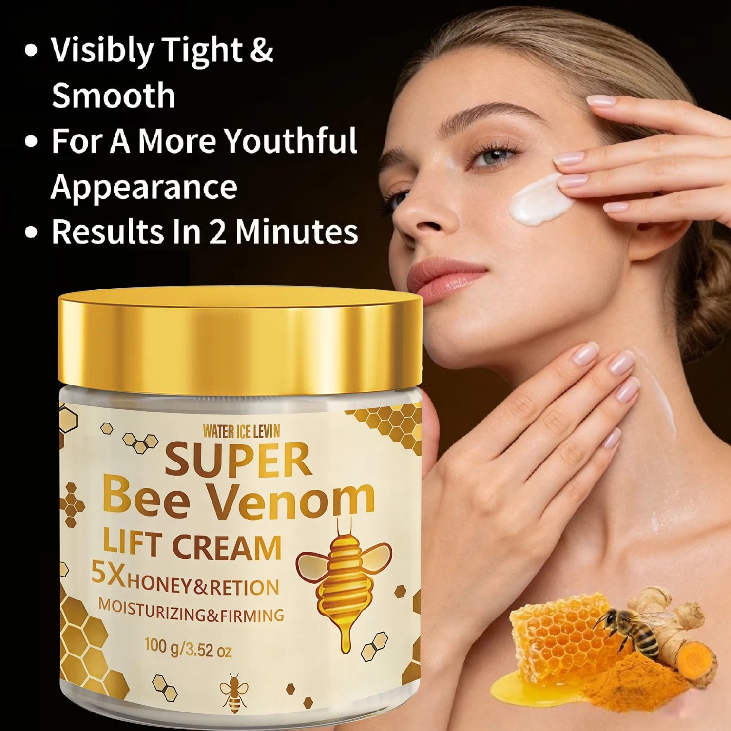 Bee Venom Firming Face Cream – Retinol, Hyaluronic Acid & Niacinamide Anti-Aging Face Cream Oasis Select