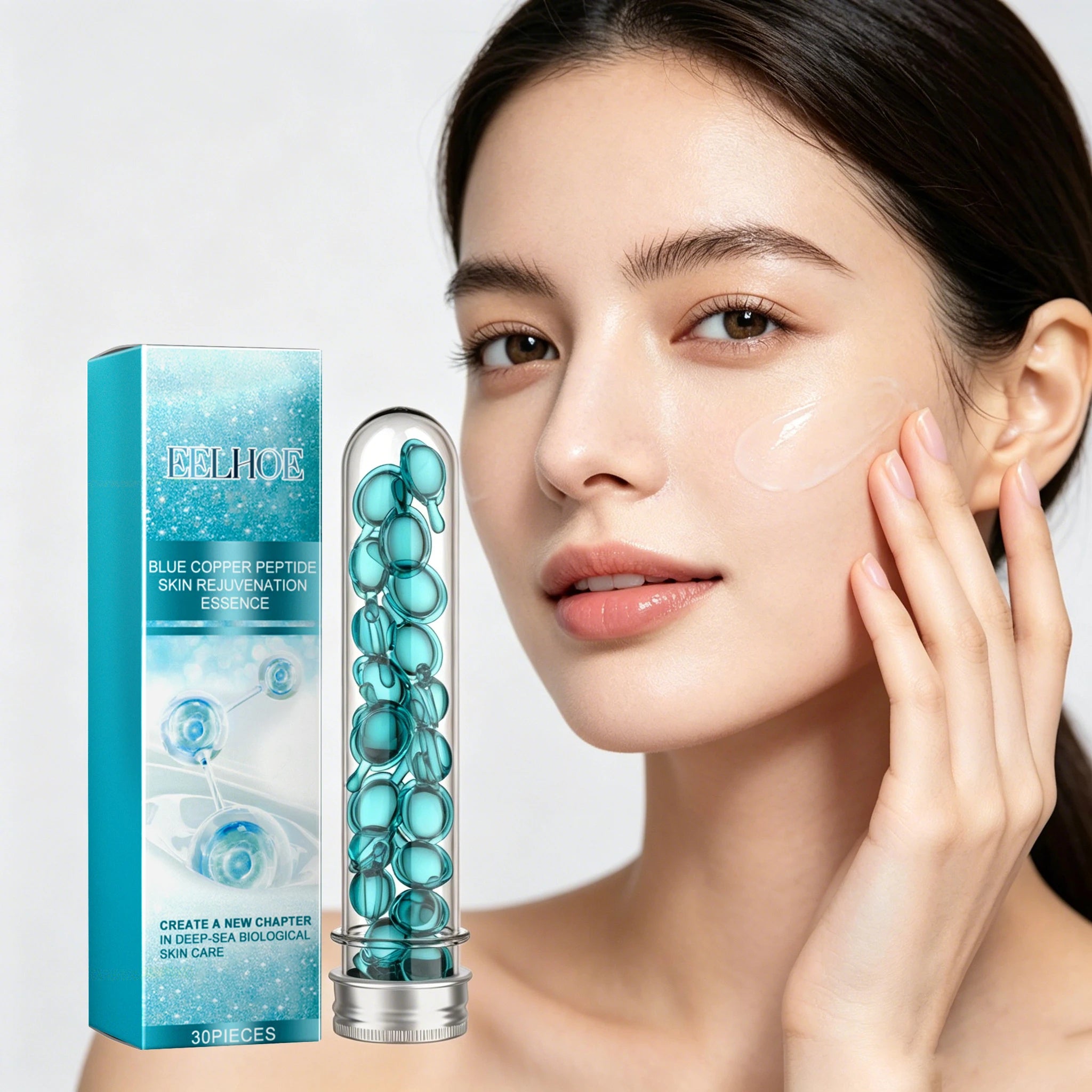 30PCS Facial Serum Capsules Deep Moisturizing Enhance Smoothness Rejuvenating Skin Boosts Elasticity Improve Skin Texture Firming Face Serum Oasis Select