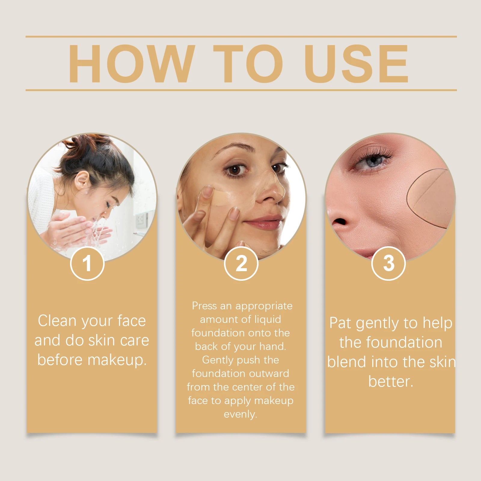 West Month Color Changing Foundation Full Coverage Concealer Foundation Long Lasting Makeup Waterproof Oil Control Matte Makeup Oasis Select