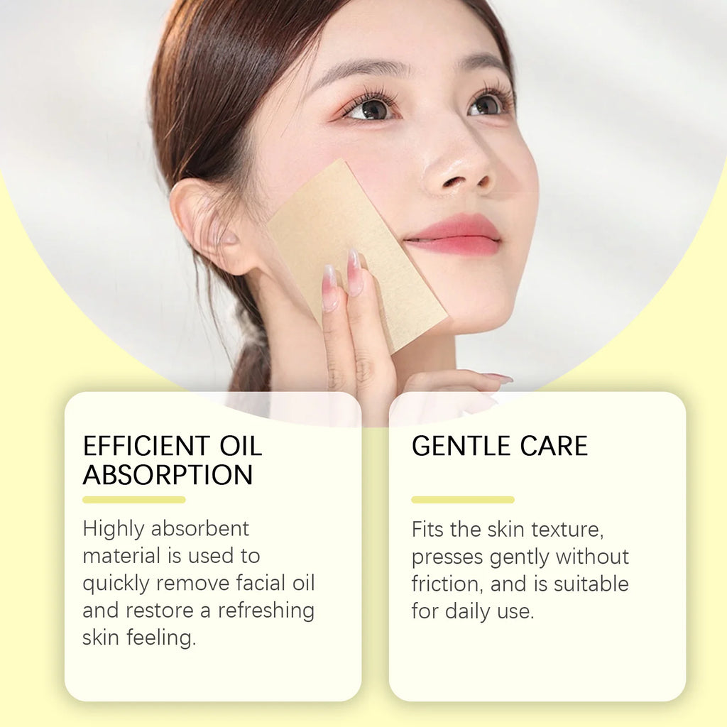 100 Pieces Multi Scent Oil Blotting Paper Face Oil Control Sheets Keep Skin Fresh Comfortable Non-irritating Oil Absorbing Sheet Oasis Select