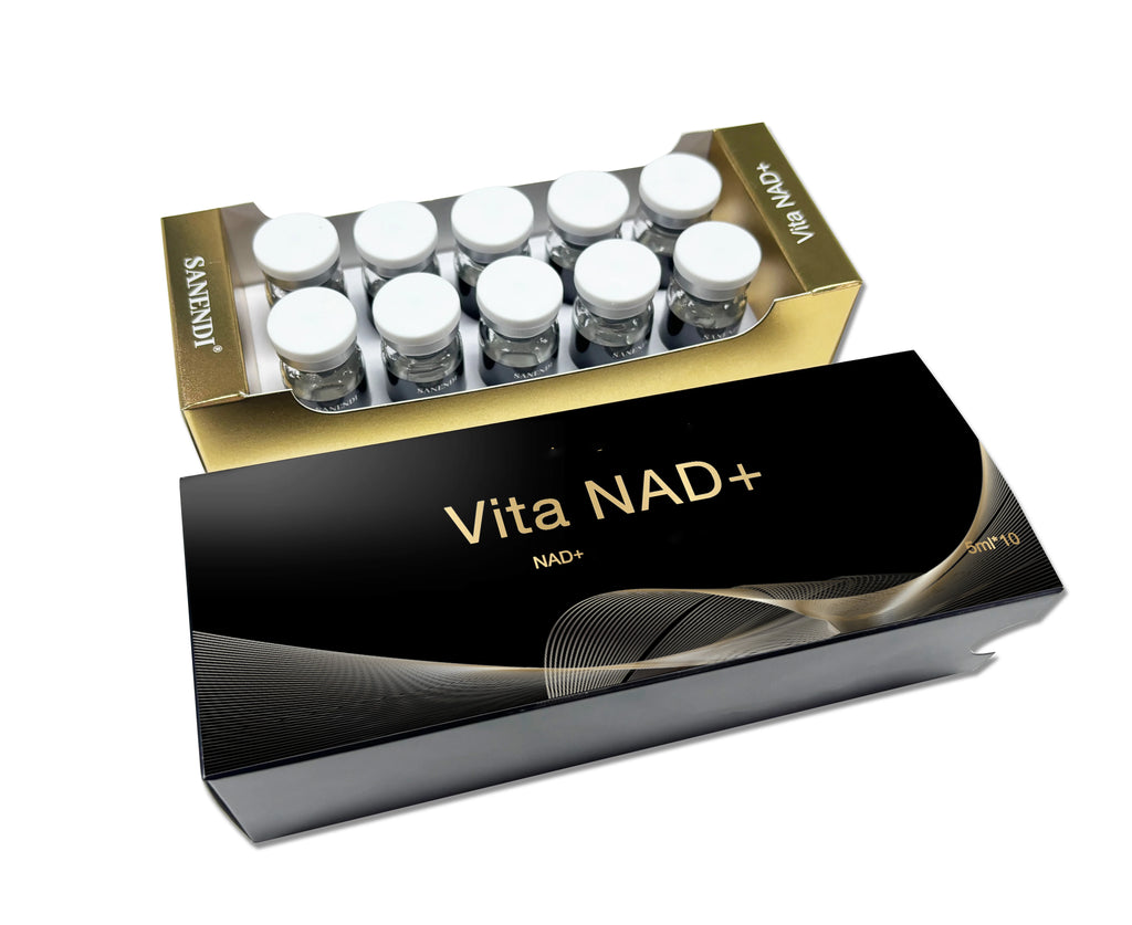 SANENDI NAD+ Serum 10 Vials – Hyaluronic Acid & Collagen Peptide