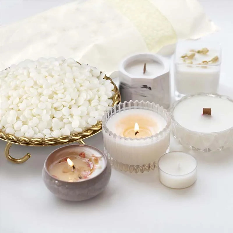 Natural Soy Wax Flakes for DIY Candle Making – 200/500/1000g