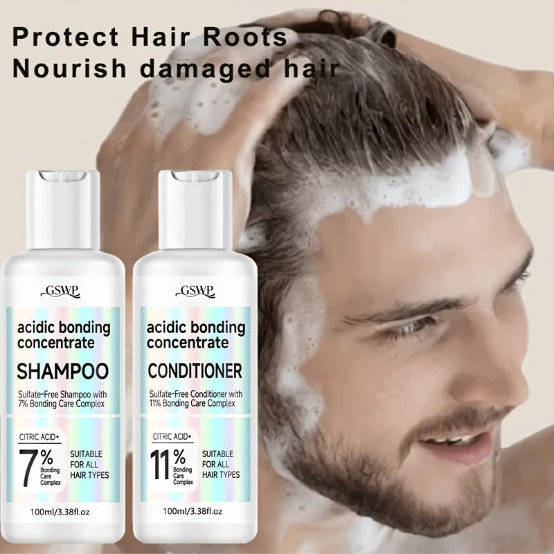 GSWP shampoo and conditioner set. Gently cleanses, deeply moisturises,provides premium care. Controls oiliness for volume. 200ML Oasis Select