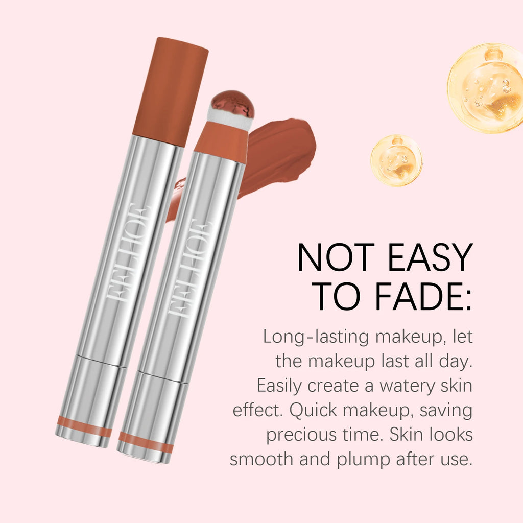 3 Colors Spin Brush Liquid Blush and Lip Gloss Moisturizing Matte Brightening Contour Highlighter Long-wearing Non-fading Makeup Oasis Select