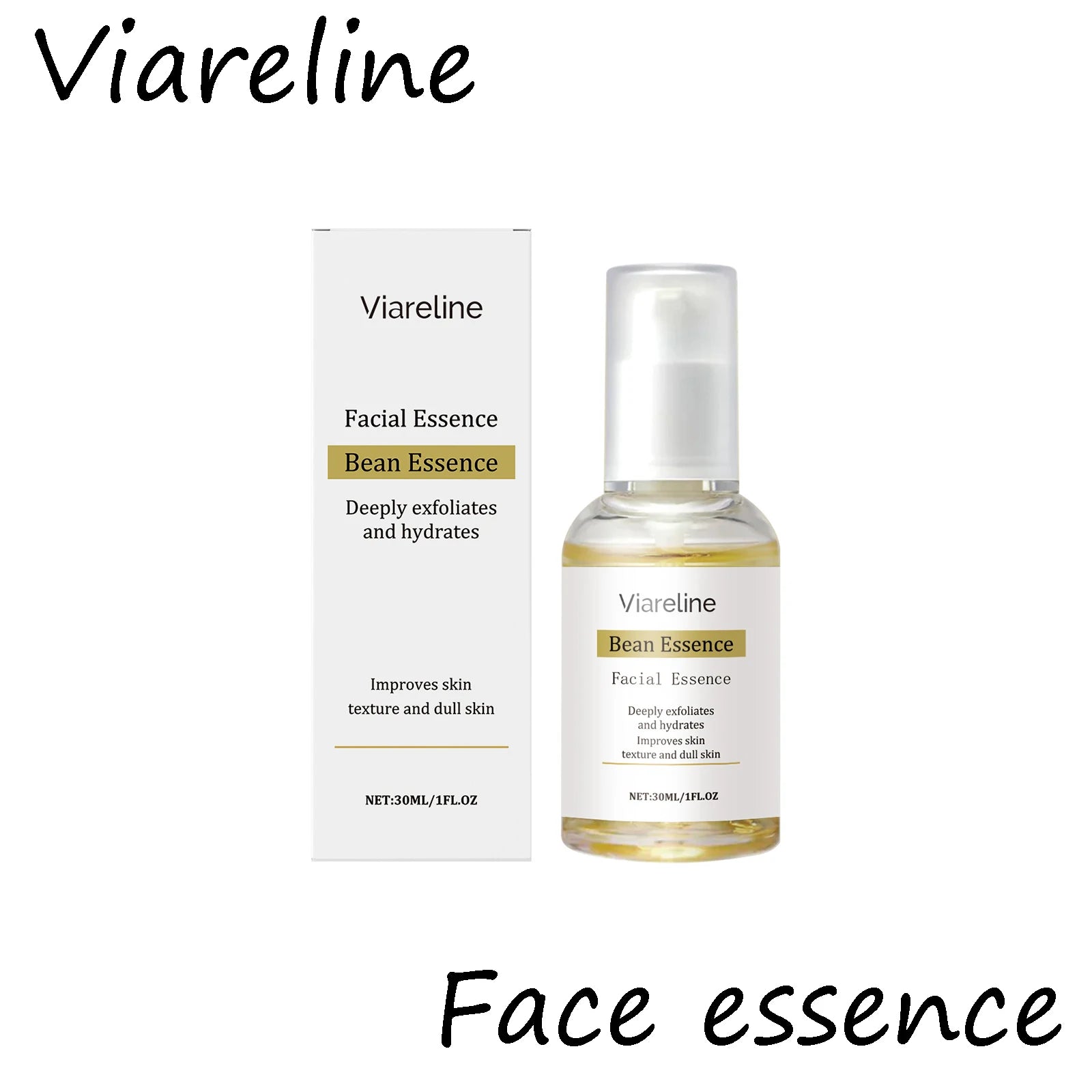 Viareline Face Essence Gentle Moisturizing Improve Skin Texture Daily Nourishing Remove Dead Skin Smoothing Facial Skin Essence Oasis Select