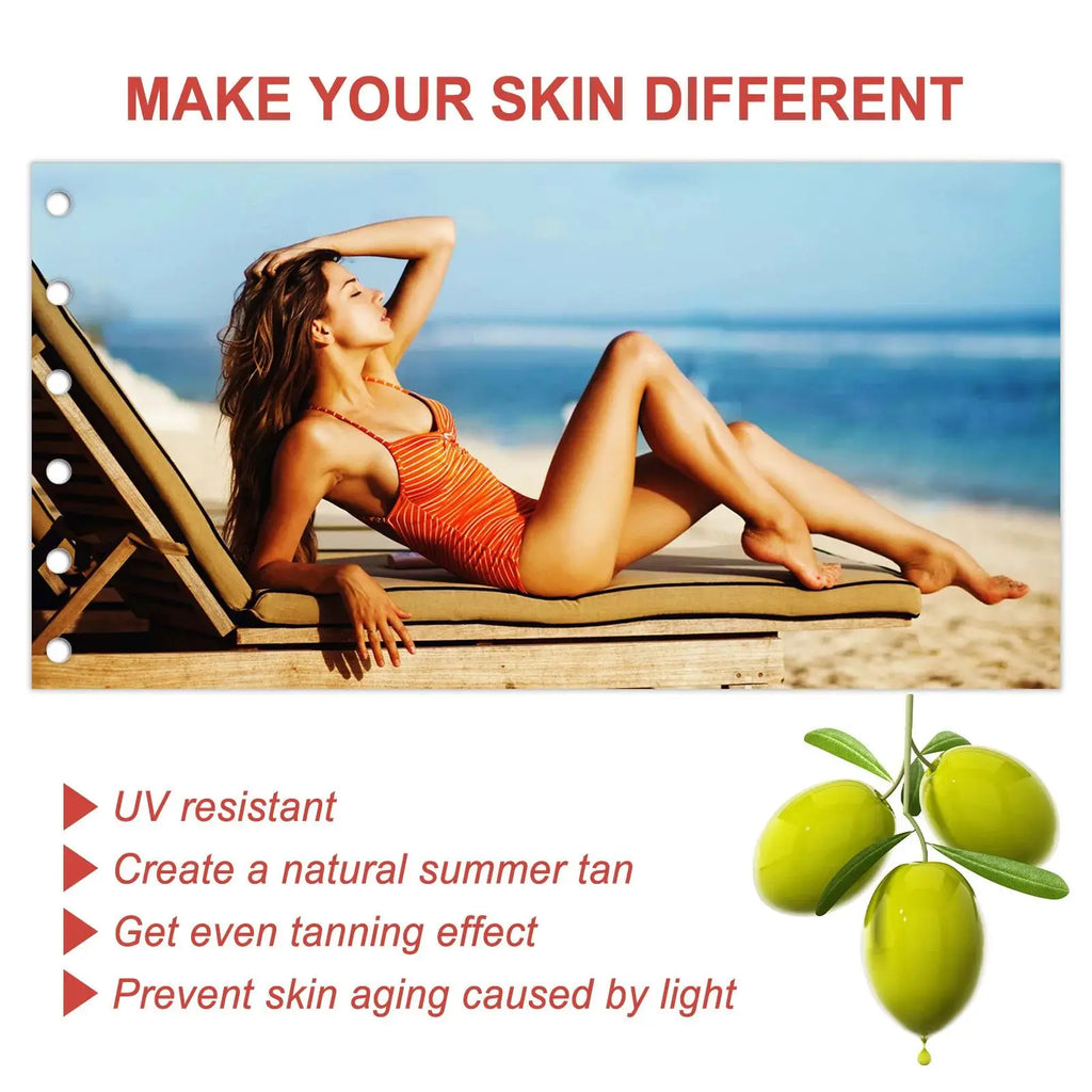 Tanning Accelerator Cream Booster Solarium Shine Sunbeds Summer Nourishing Long Lasting Outdoor Dark Natural Self Tanner Lotion Oasis Select