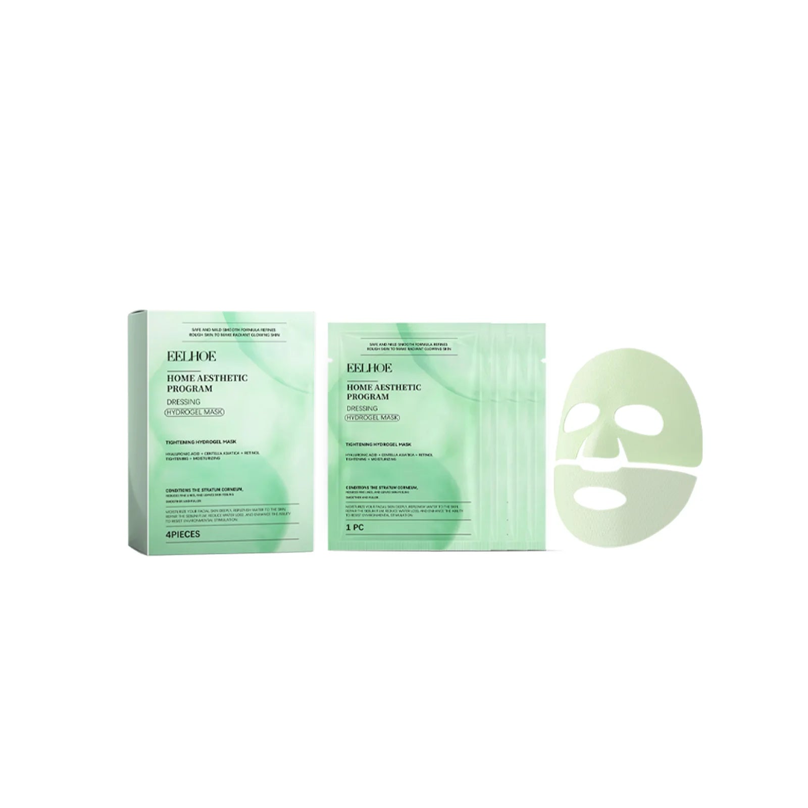 4PCS Retinol Face Mask Deep Moisturizing & Nourishing Pores Enhance Smoothness Glowing Soothing Redness Enhance Skin Elasticity Facial Mask Oasis Select 1 box United States