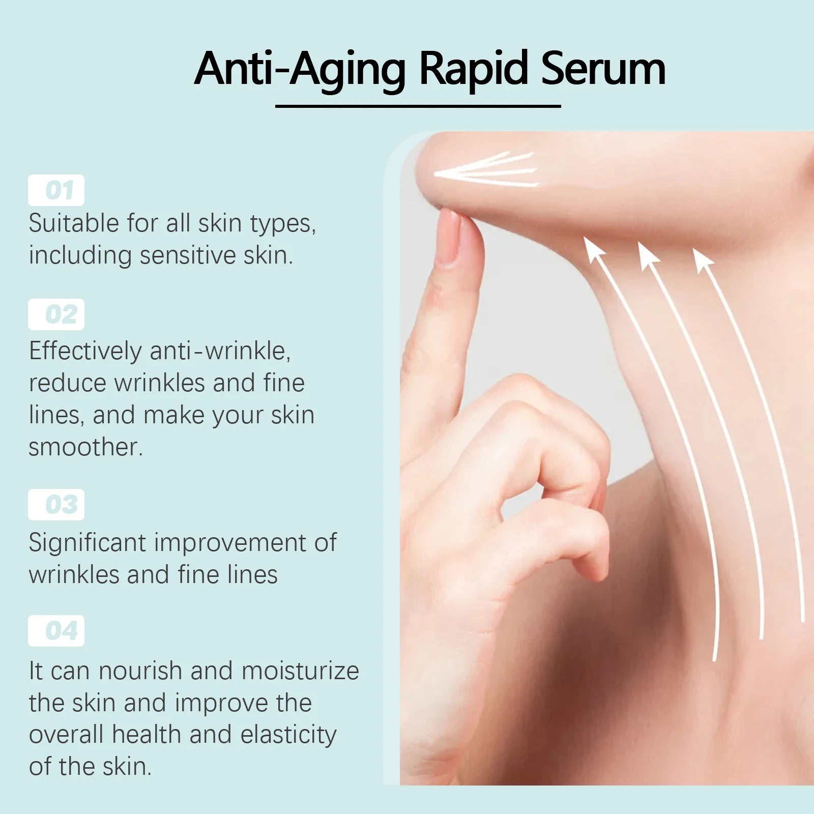 15ML Face & Neck Care Serum Deep Moisturizing Enhance Smoothness Nourishing Fade Fine Lines Firming Lifting Improve Skin Elasticity Glowing Skin Care Serum Oasis Select