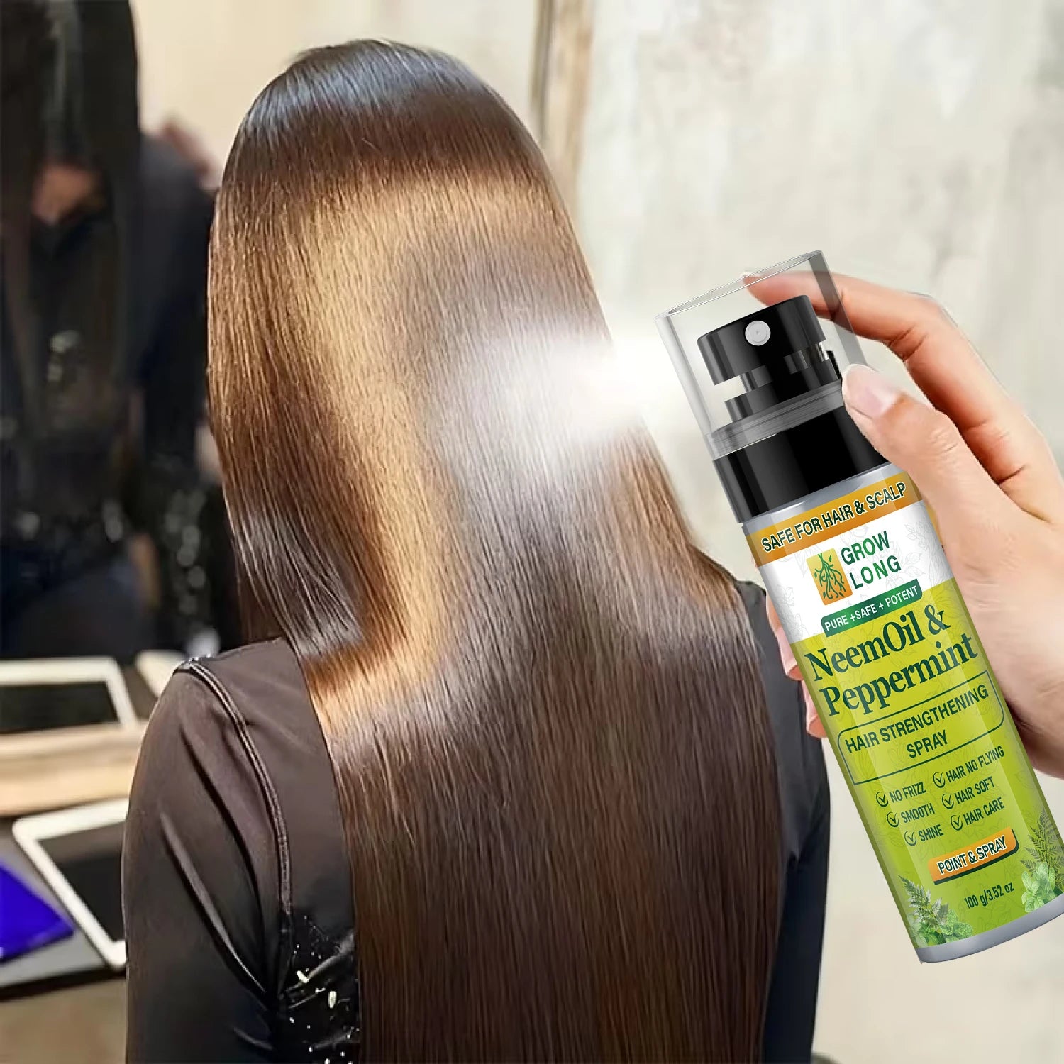 Hair Spray – Biotin, Keratin, Collagen & Hyaluronic Acid Leave-In Hair Spray Oasis Select