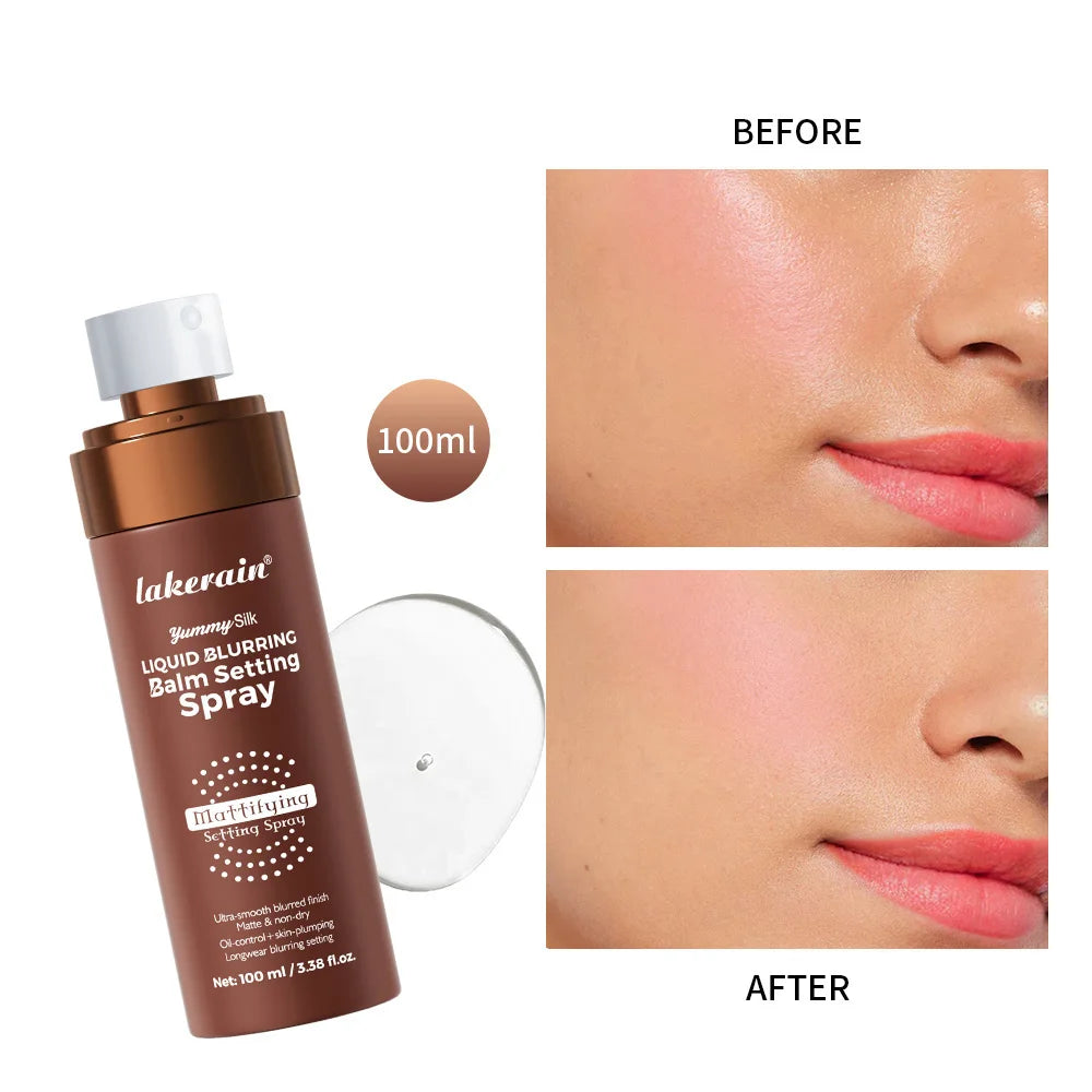 Lakerain Matte Setting Spray – Blurring, Hydrating & Oil Control Makeup Setting Spray Oasis Select