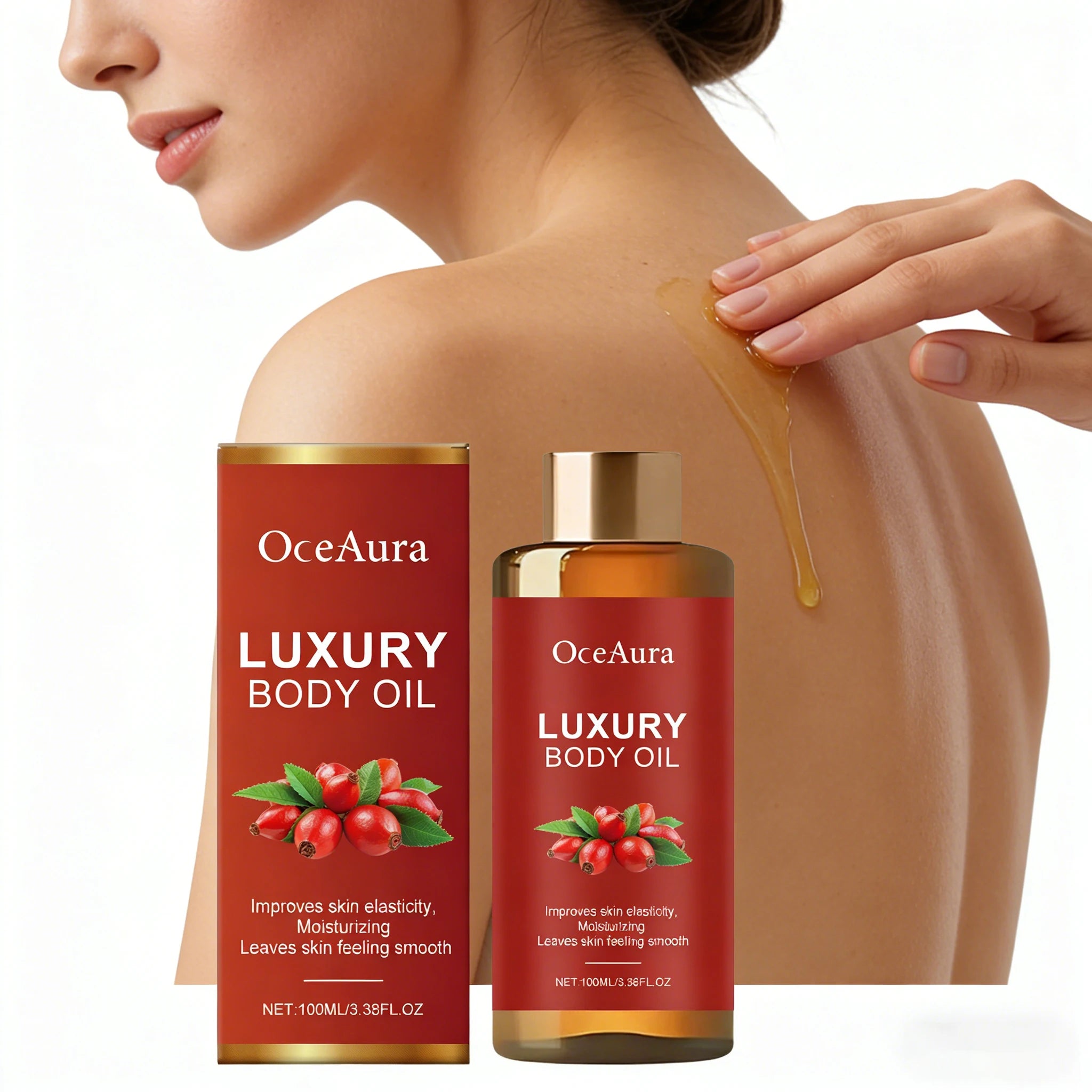 100G Moisturizing Body Care Oil Daily Hydrating Enhance Skin Elasticity Nourishing Improve Firmness Smoothing Body Essence Oil Oasis Select