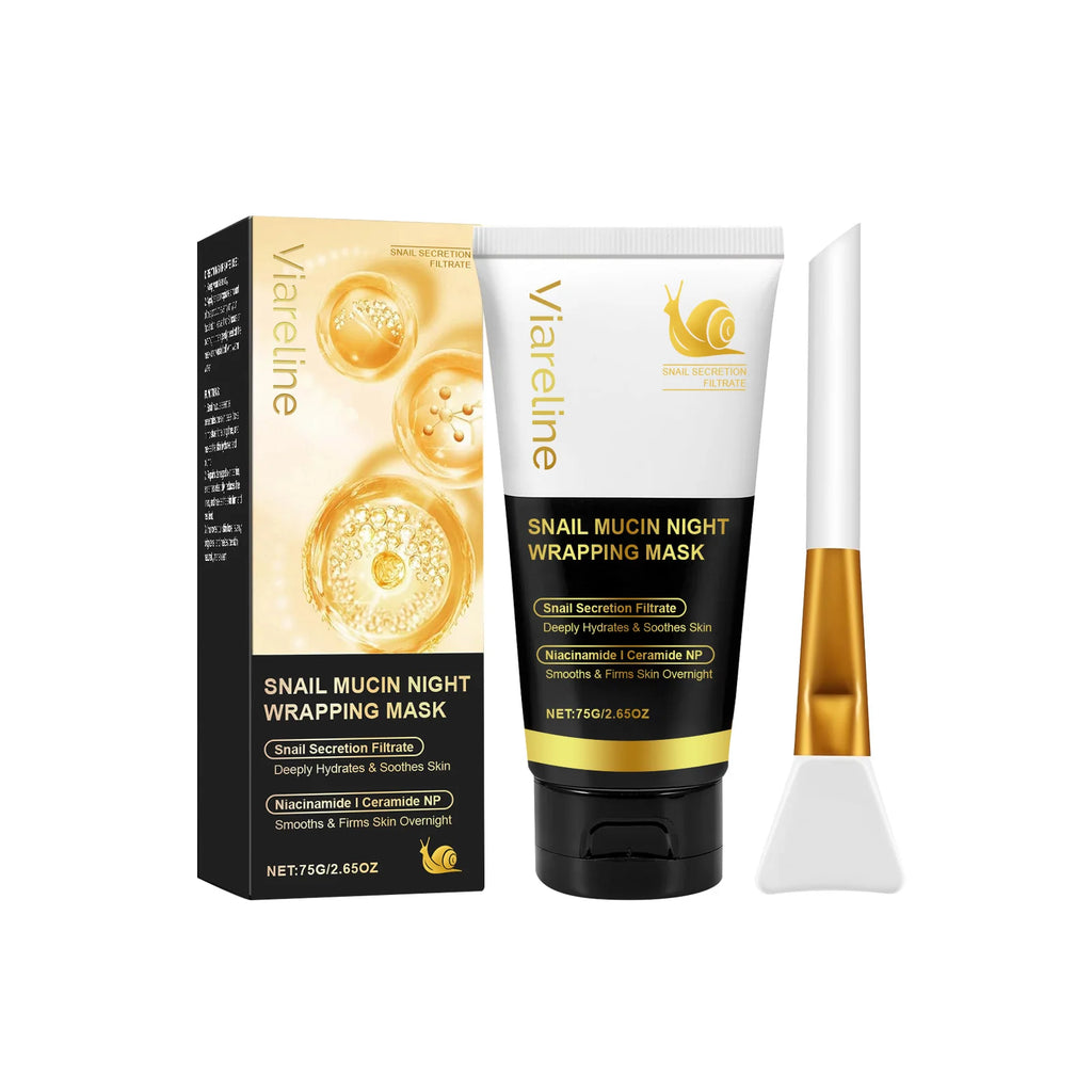 Viareline Turmeric Sleeping Mask Gentle Hydrating & Exfoliating Facial Mask Overnight Moisturize Smoothing for Daily Skin Care Oasis Select 75g United States