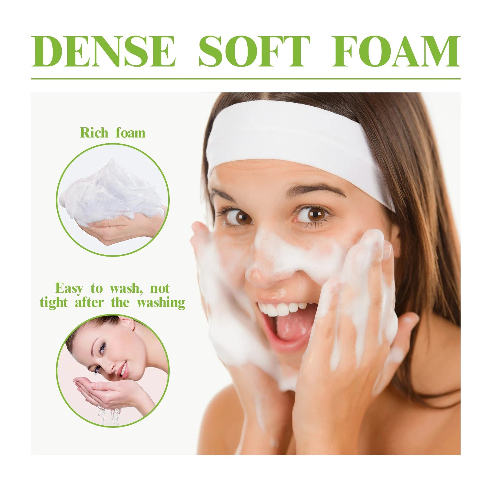 Facial Mousse Moisturizing Skin Brightening Oil Control Deep Soothing Cleaning Skin Exfoliating Shrinking Pores Foaming Cleanser Oasis Select