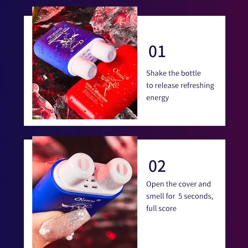 O'cheal Double Hole Cooling Mint Energizing Inhaler Stick Aromatherapy Inhaler Stick Oasis Select