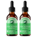 BEWORTHS Liver Health Support Drops with Milk Thistle，NAC and L-Glutamine Relieve Stomach Discomfort Gentle Stomach GMO FREF Oasis Select 2bottles United States
