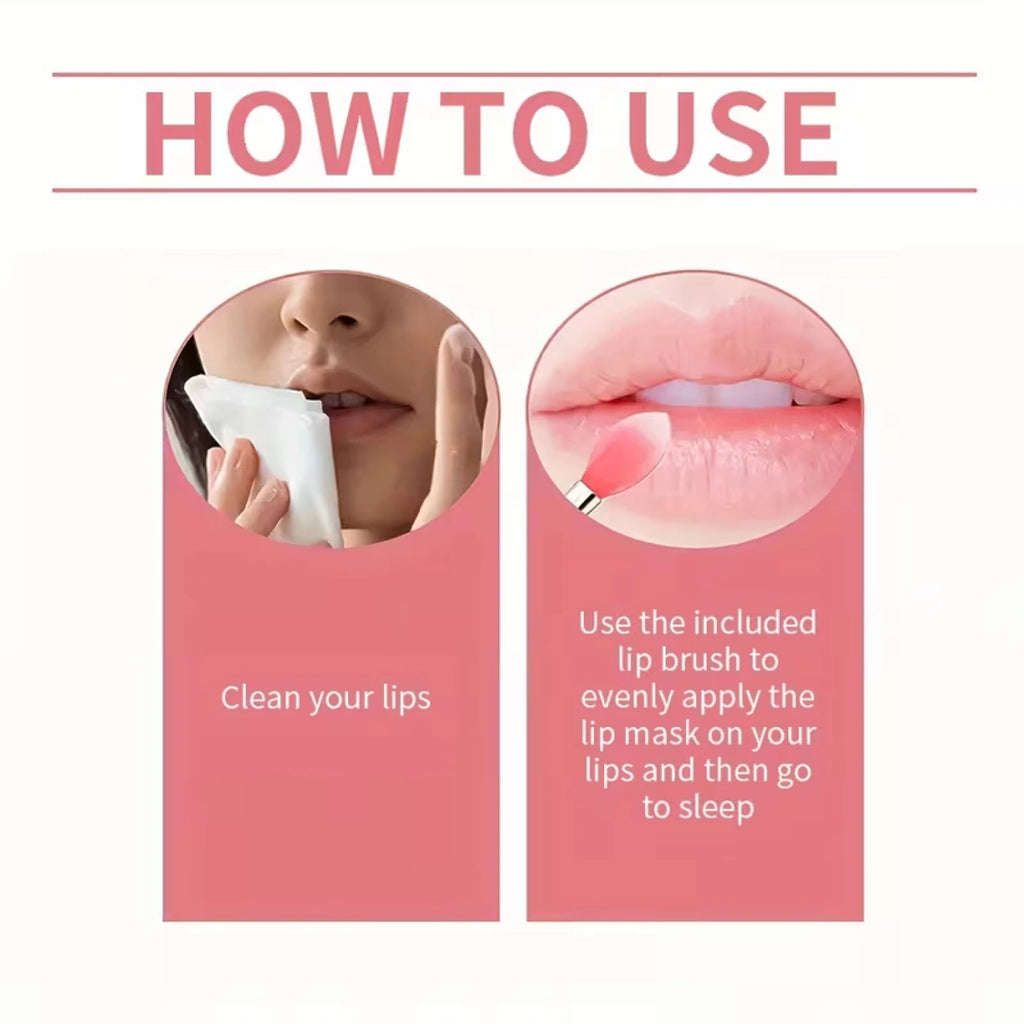 24H Strawberry Extract Lip Cream – Moisturize & Heal Chapped Lips Lip Moisturizer Cream Oasis Select
