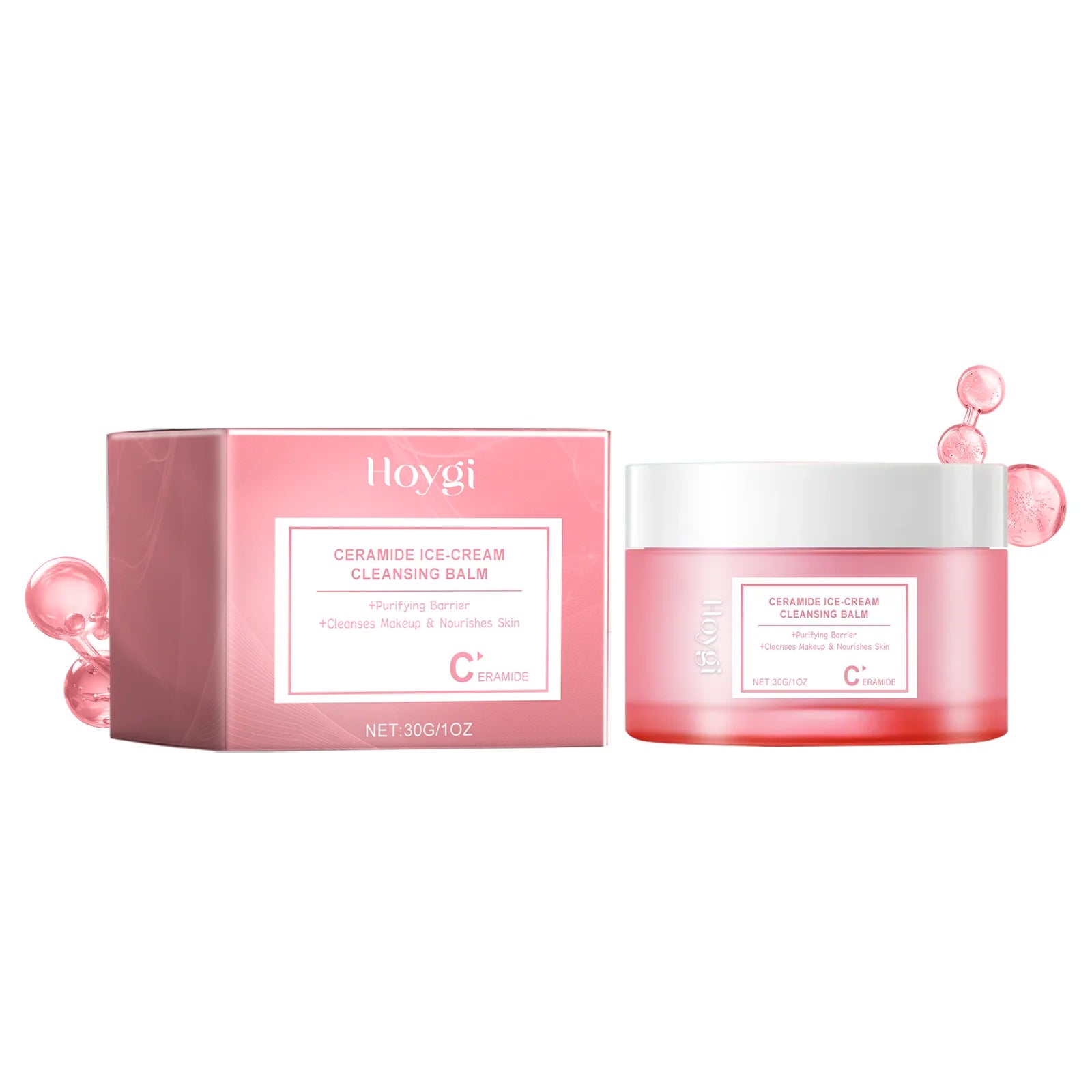 Hoygi Face Makeup Remover Balm Moisturizing Skin No Tight Non-irritating Purifying Pores Shrinking Refreshing Eyes and Lip Clean Oasis Select 30g United States