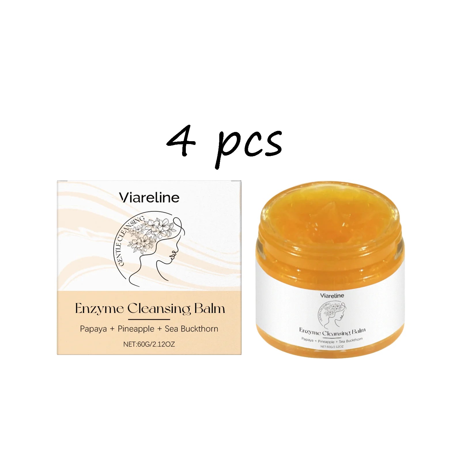 Active Enzyme Makeup Remove Cream Cleaning Pore Dirts Dissolve Makeup No Tight Hydrating Anti-oxidant Face Makeup Remover Oasis Select buy 2 free 2 United States