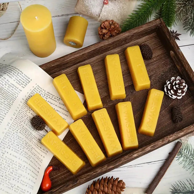 1/3PCS Pure Beeswax Block - DIY Candle Making Magic, Aroma Bliss for Aromatherapy, Craft Unforgettable Candlestick Designs Oasis Select