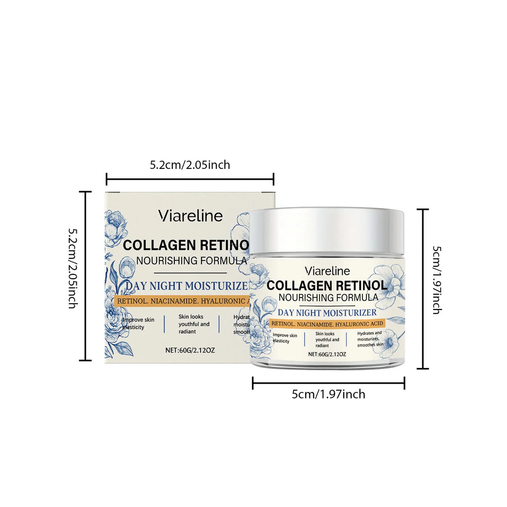 60G Retinol Face Cream Gentle Moisturizing Enhance Skin Elasticity Improve Smoothness Nourishing Anti-aging Glowing Facial Cream Oasis Select