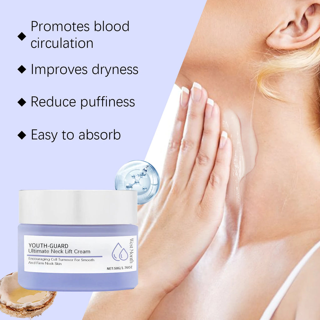 50g Neck Care Cream Deep Nourishing Boosts Skin Elasticity Refreshing Non-greasy Tightening Lifting Fade Fine Lines Hydrating Neck Care Lotion Oasis Select