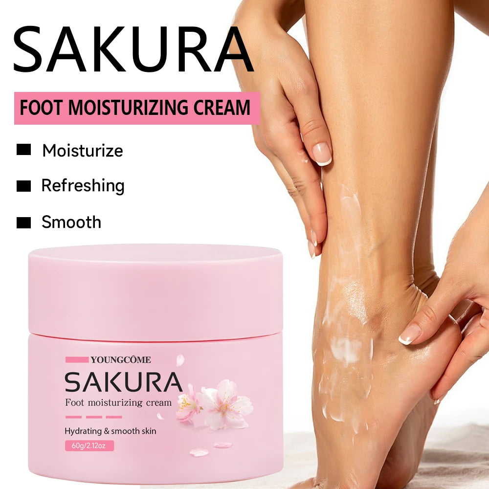 Sakura Foot Cream – Urea 40% & Shea Butter Overnight Heel Repair