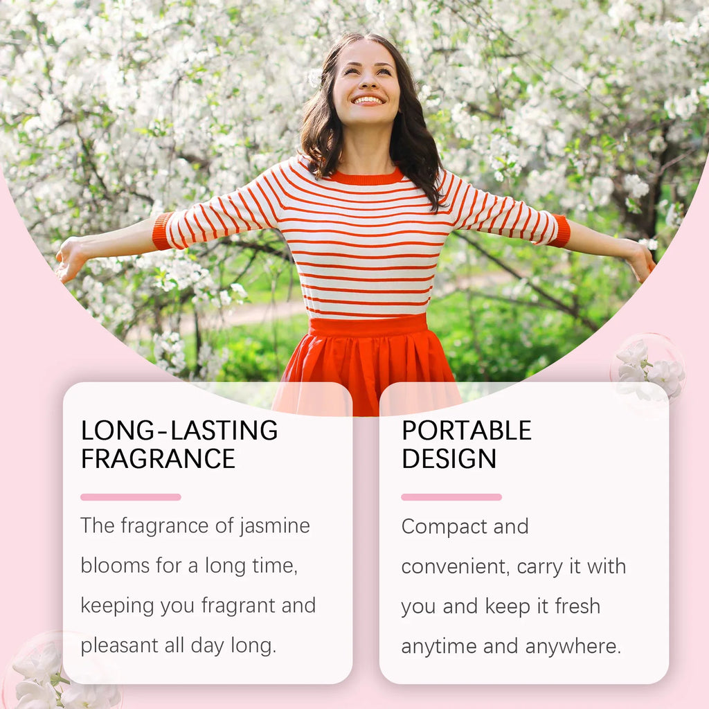 7.5g Floral & Fruity Scent Perfume Balm Natural Fresh Fragrance Lasting Sweet Scent Enhance Charming Improve Confidence Soothing Mood Solid Balm Oasis Select