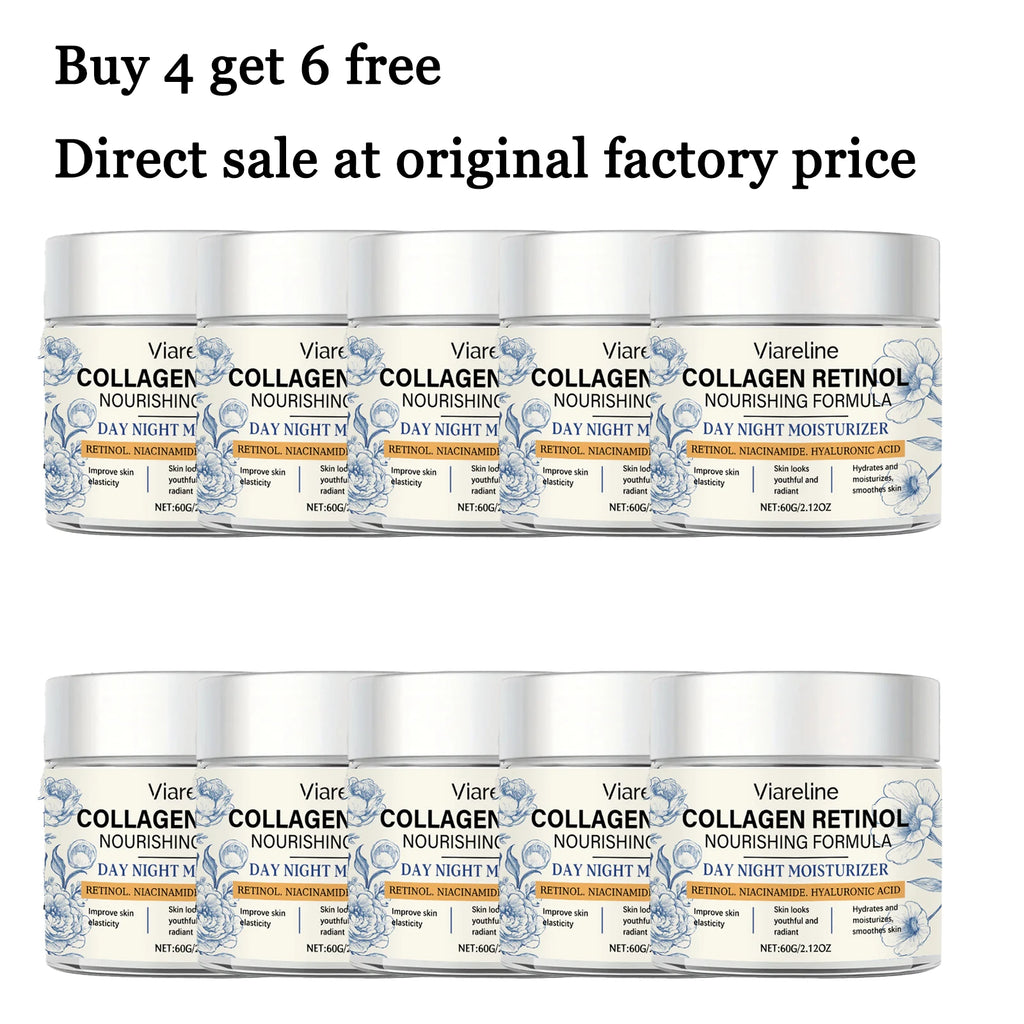 60G Retinol Face Cream Gentle Moisturizing Enhance Skin Elasticity Improve Smoothness Nourishing Anti-aging Glowing Facial Cream Oasis Select 10 pcs United States