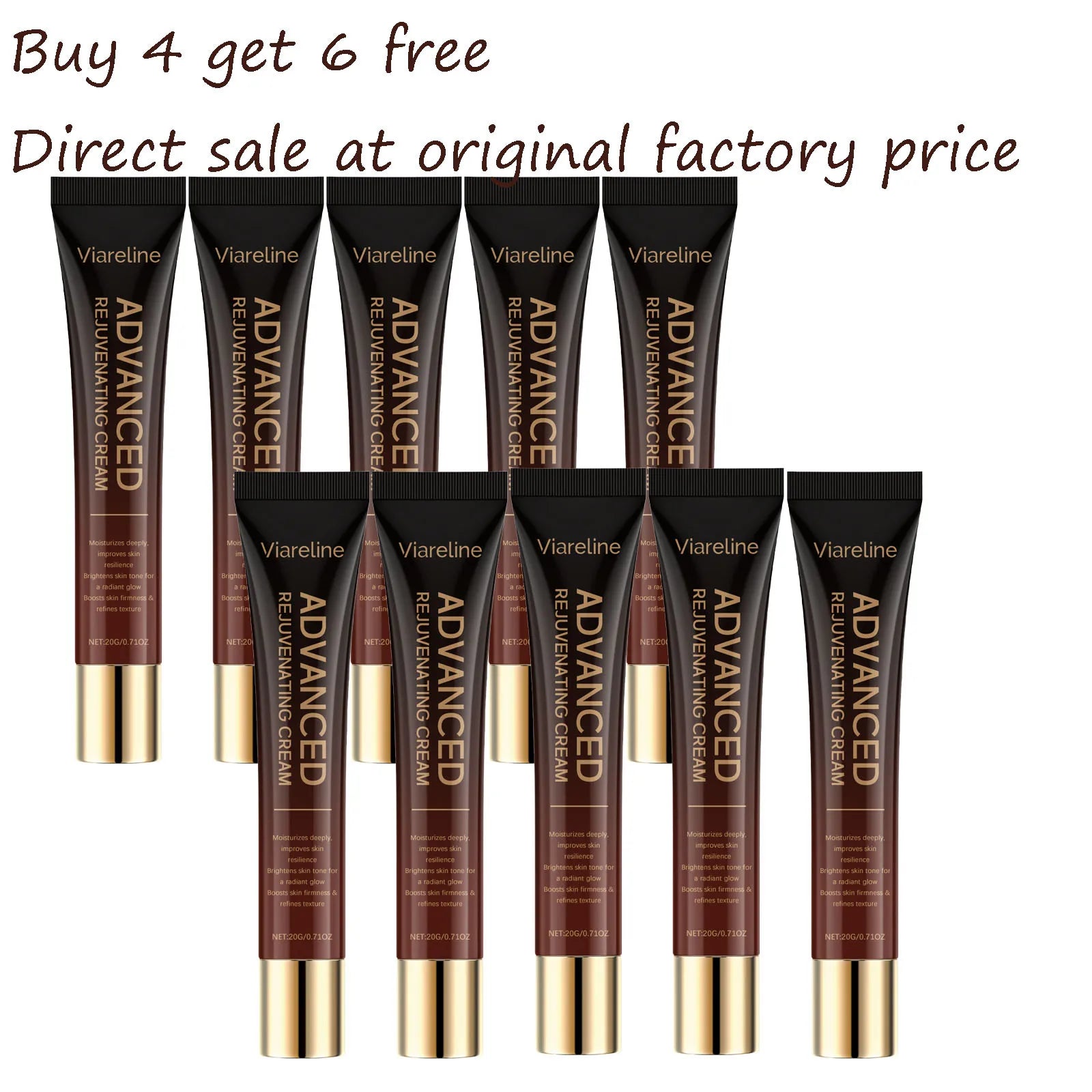 20g Advanced Face Cream Firming Gentle Moisturizing Brightening Skin Tone Smoothing Nourishing Face Cream for Unisex Skin Care Oasis Select 10 pcs United States