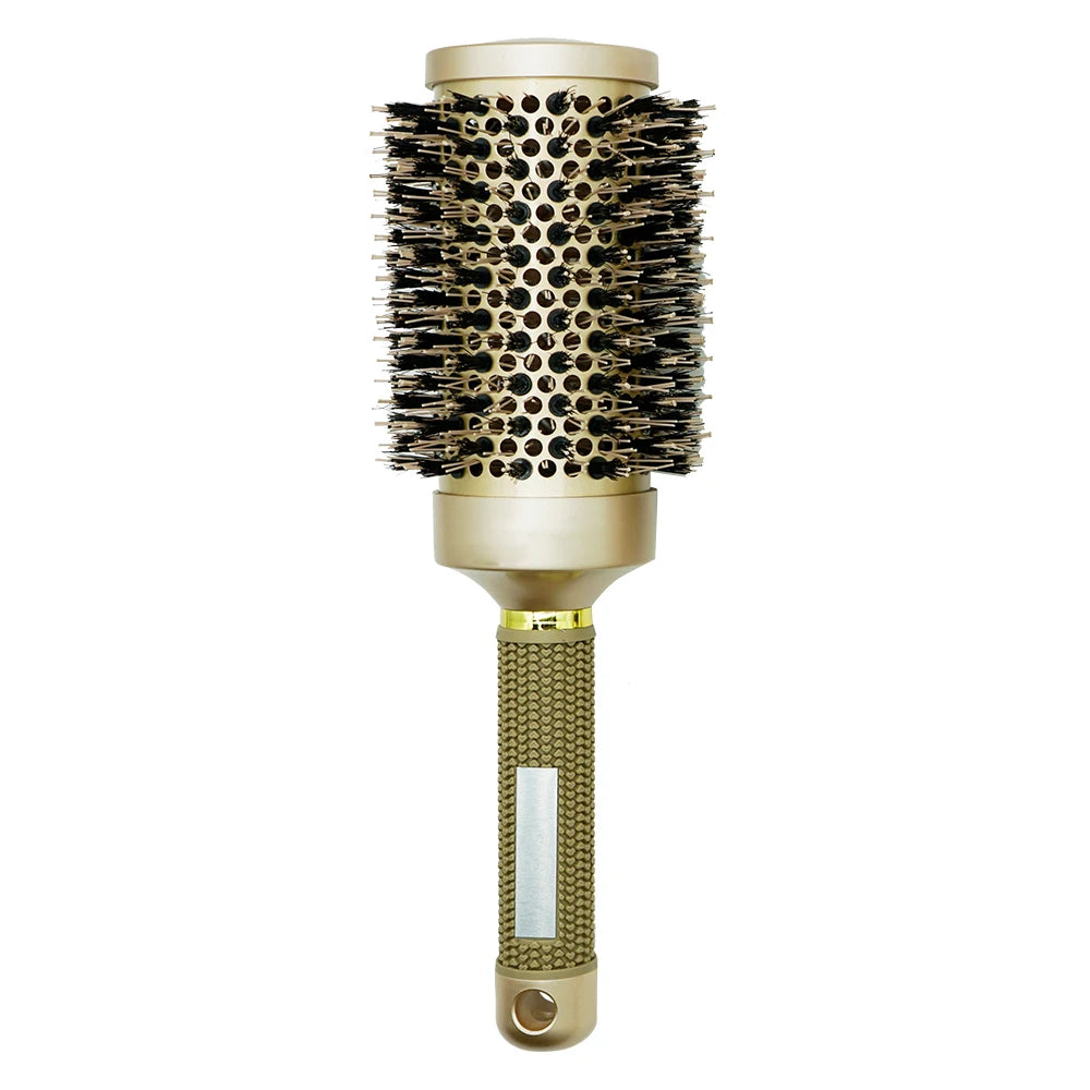 Thermal Round Barrel Hair Brush – Nylon Salon Styling Comb Round Barrel Hair Brush Oasis Select LG07-53