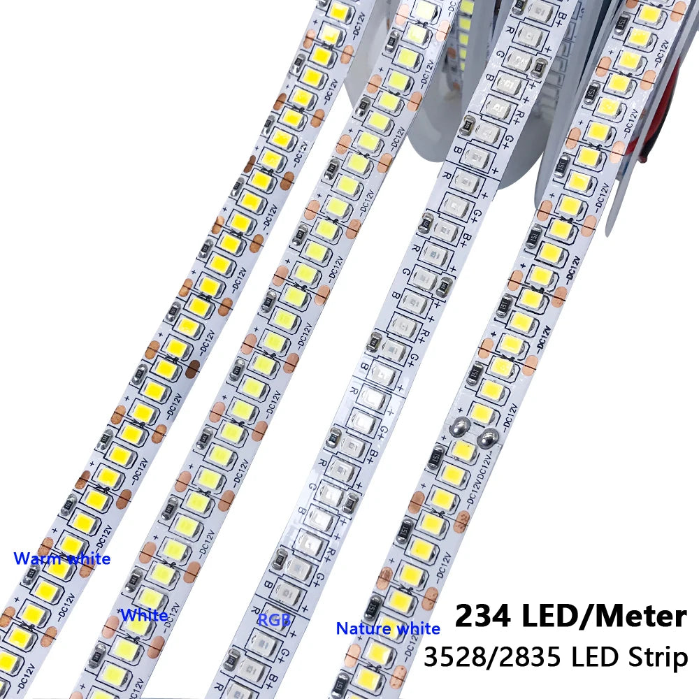 5 12 24 Volt Led Strip Light RGB PC SMD 2835 Warm White Waterproof 5V 12V 24V LED Strip Tape Lamp Lights For Decoration Bedroom Oasis Select