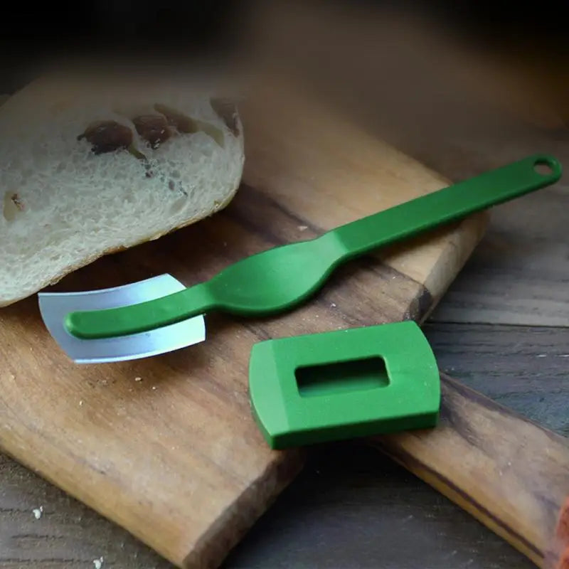 Bread Lame Scoring Tool – Curved Carbon Steel Blade & Cover Bread Scoring Lame Oasis Select