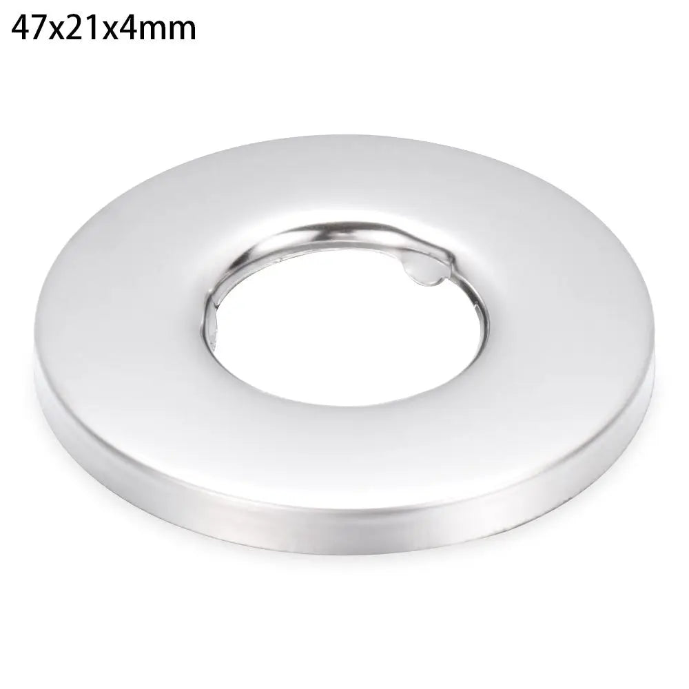 Stainless Steel Water Pipe Wall Covers Self-adhesive Shower Faucet