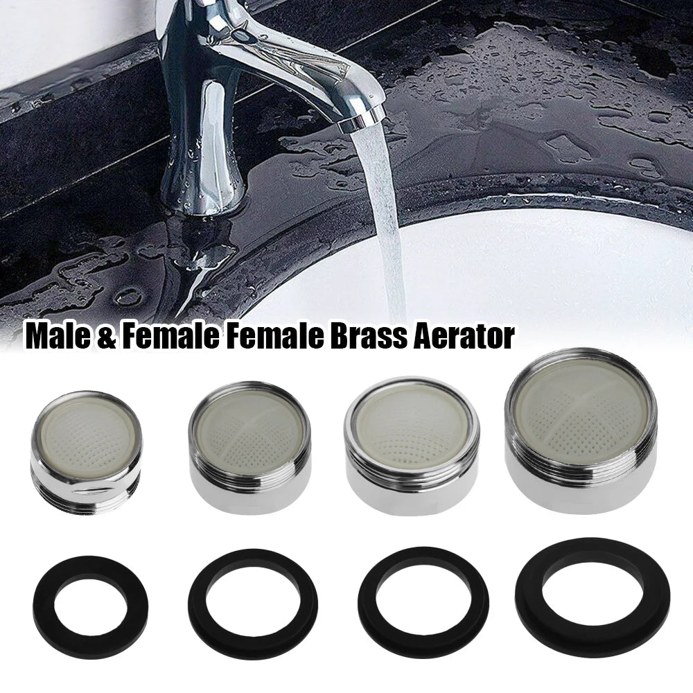 20/22/24/28mm Faucet Nozzle Filter Water Saving Tap Aerator Faucet Male Female Nozzle Spout End Diffuser Filter Oasis Select
