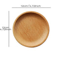 Wood Serving Tray – Round & Square Wooden Platter for Fruit & Cake Wooden Serving Tray Oasis Select Round 12x12cm
