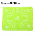 Silicone Baking Mats Pizza Dough Non-Stick Maker Holder Pastry Cooking Utensils Oven Pastry Mat Kitchen Gadgets Cooking Tools Oasis Select Green-50x70cm