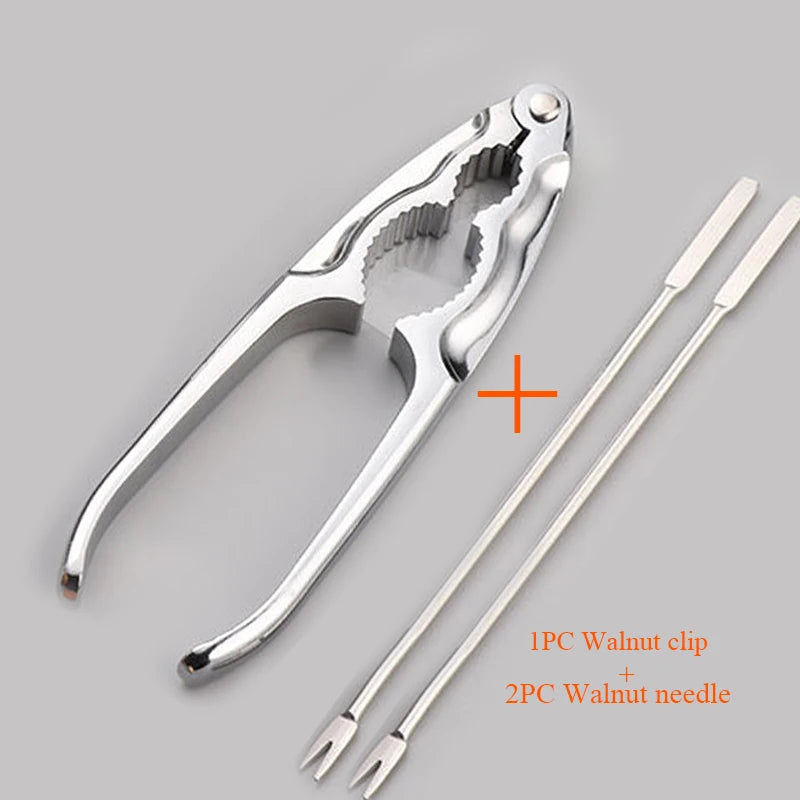 Zinc Alloy Nutcracker Sheller Crack Almond Walnut Pecan Hazelnut Filbert Nut Kitchen Nut Sheller Clip Tool Clamp Plier Cracker Oasis Select B