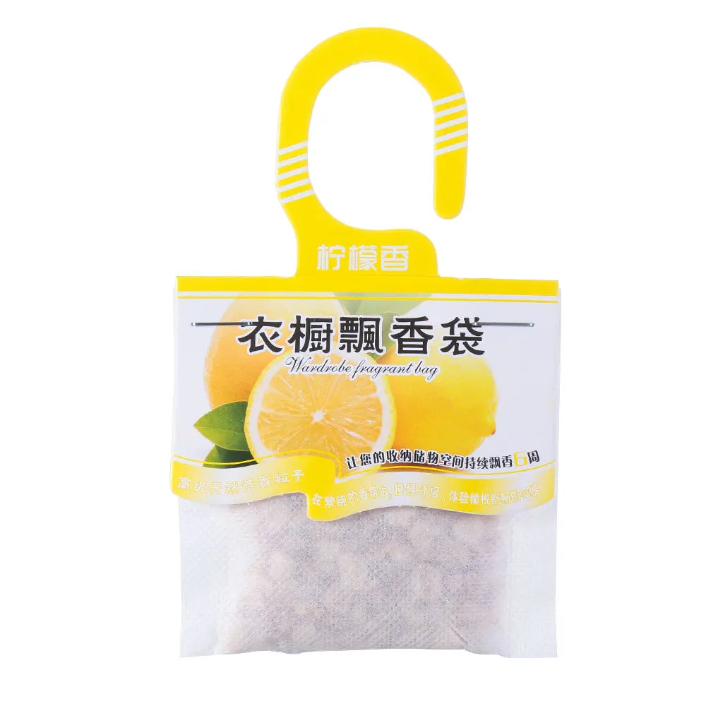 Natural Fragrances Hanging Spices Bag Wardrobe Deodorizing Paper Sachets Aromatherapy Bag Cabinet Air Fresheners Oasis Select lemon1