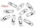 10pcs Picture Hanger Hooks frame Wall Metal Keyhole Hanging Paintings Fasteners Art Gallery Display Mirror Brackets Hardware Oasis Select Silver
