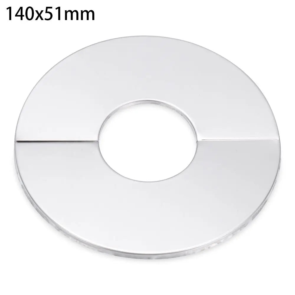 Self-adhesive Stainless Steel Faucet Decorative Cover Shower Chrome