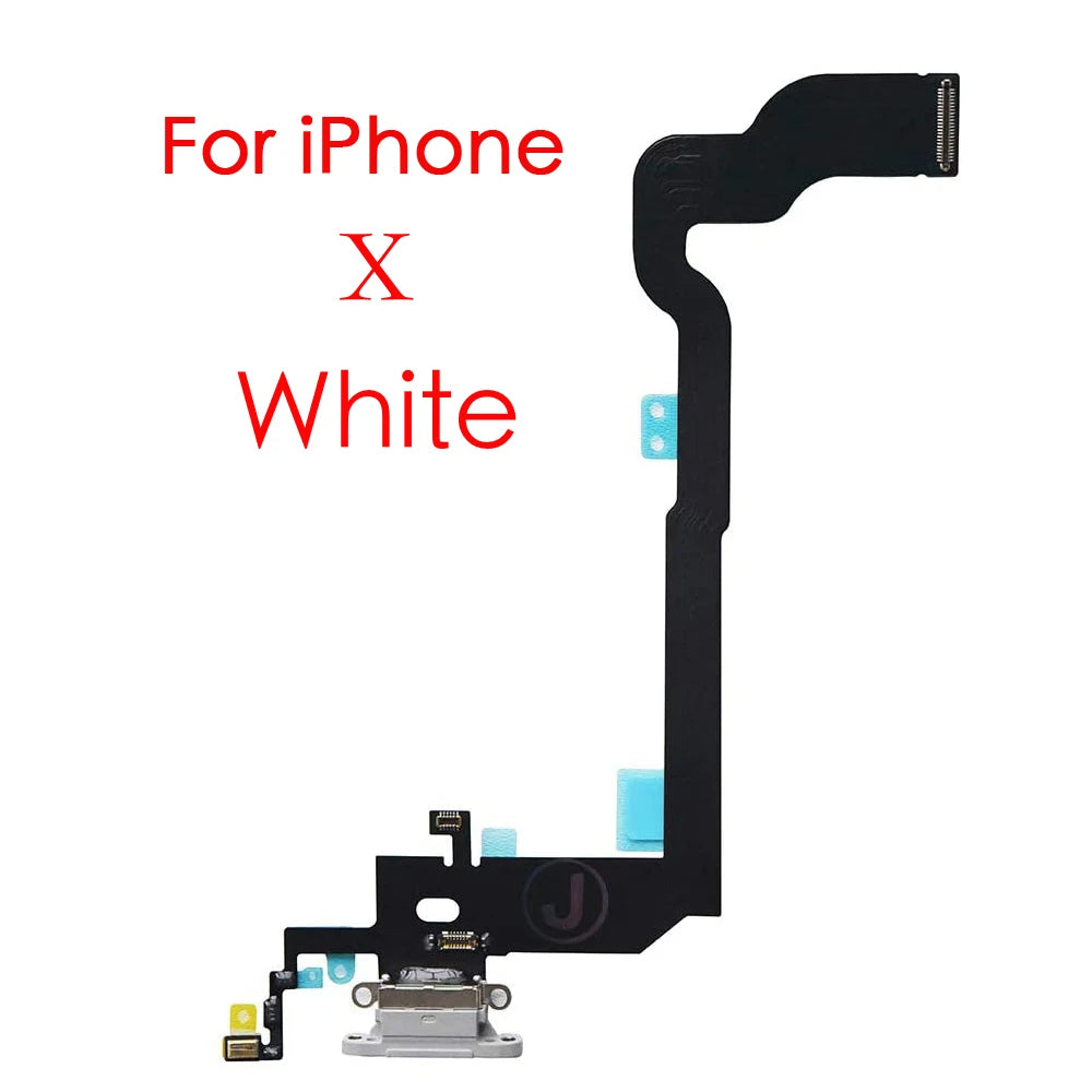iPhone X XR XS Max Charging Port Dock Flex Cable & Mic Replacement