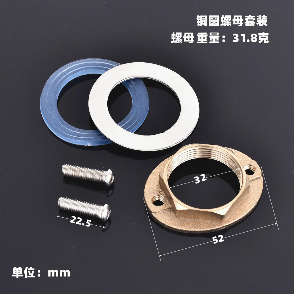 Brass C Type Tap Faucet Anti-loosing Nut Cap Fixing Fitting Kit Wash Basin Tool Fastening Circlip Washer Parts Kitchen Fixture Oasis Select C