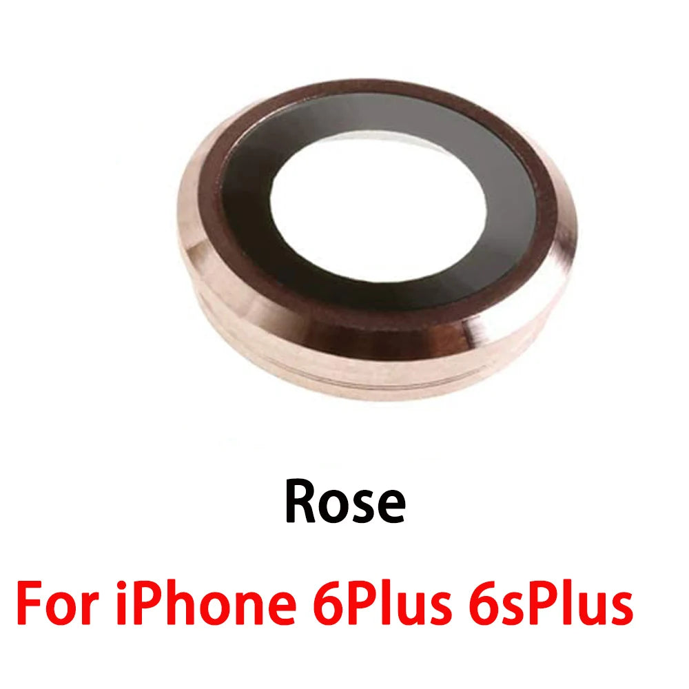iPhone 6/6s/7/8 Series Rear Camera Lens Glass Cover with Frame