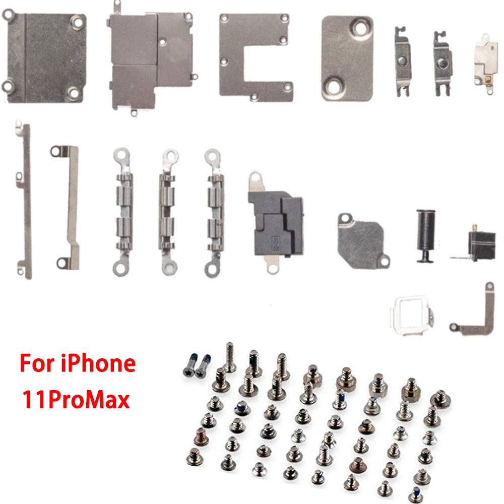 iPhone 6–11 Pro Max Inner Metal Bracket Shield Plate & Screws Set