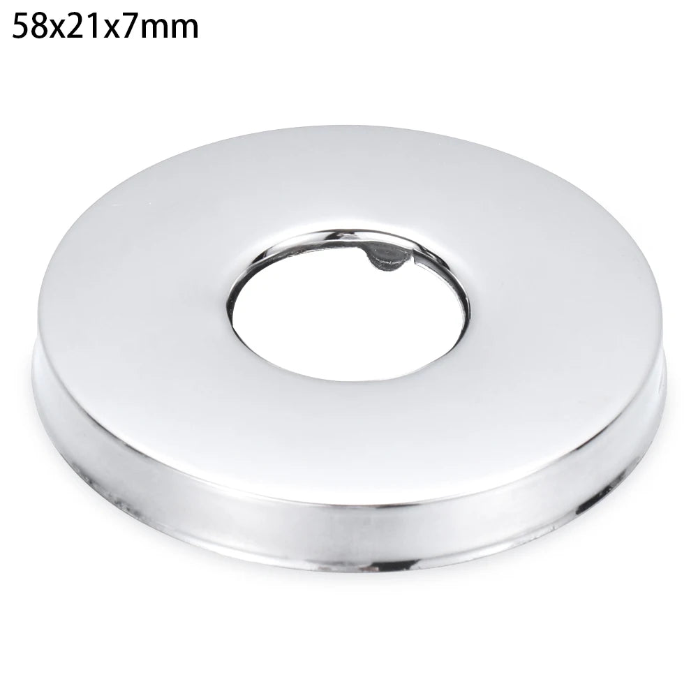Self-adhesive Stainless Steel Faucet Decorative Cover Shower Chrome