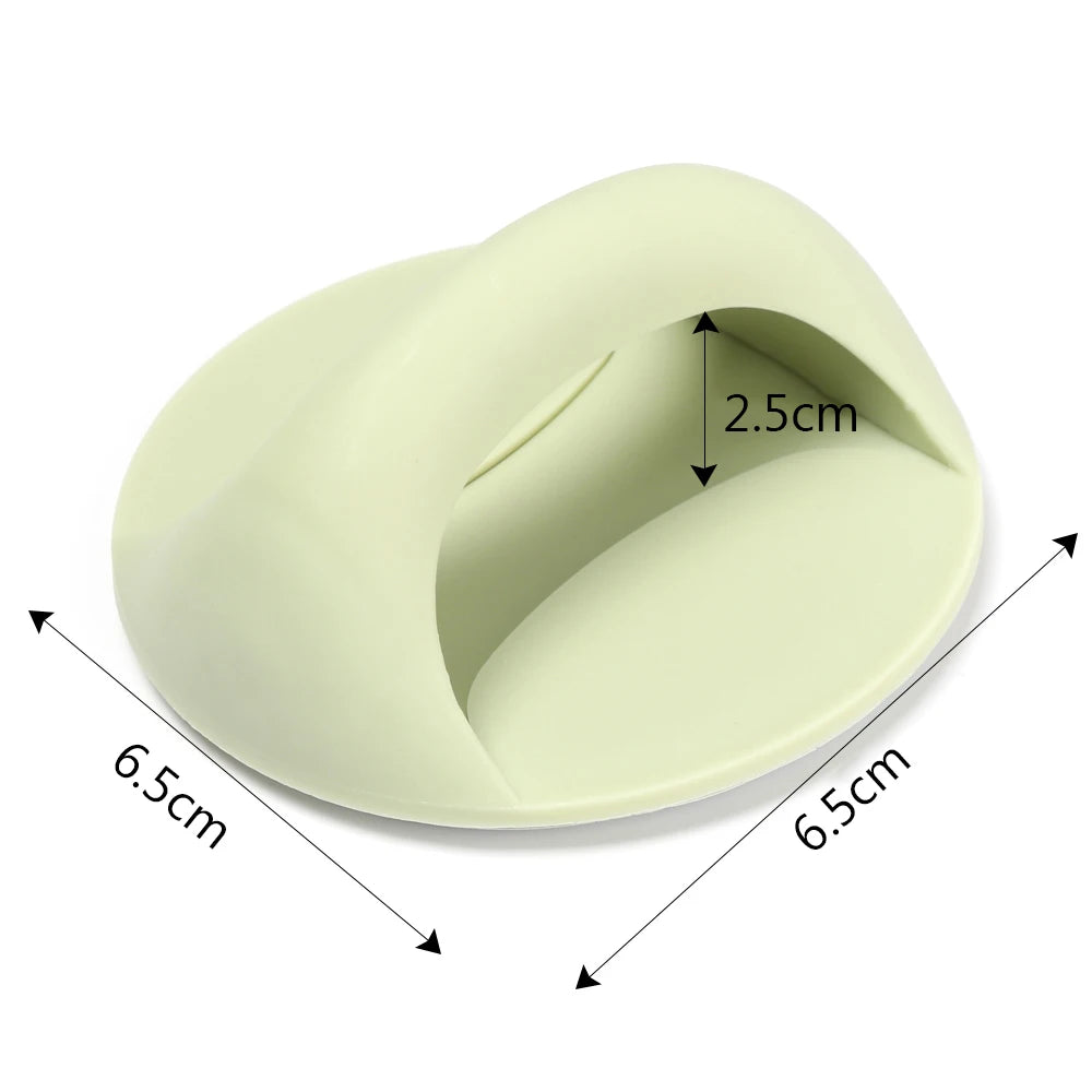 Round Auxiliary Knobs Cabinet Suction Cup Handle Window Sliding Door Self-adhesive Wardrobe Pulls Refrigerator Handle Oasis Select