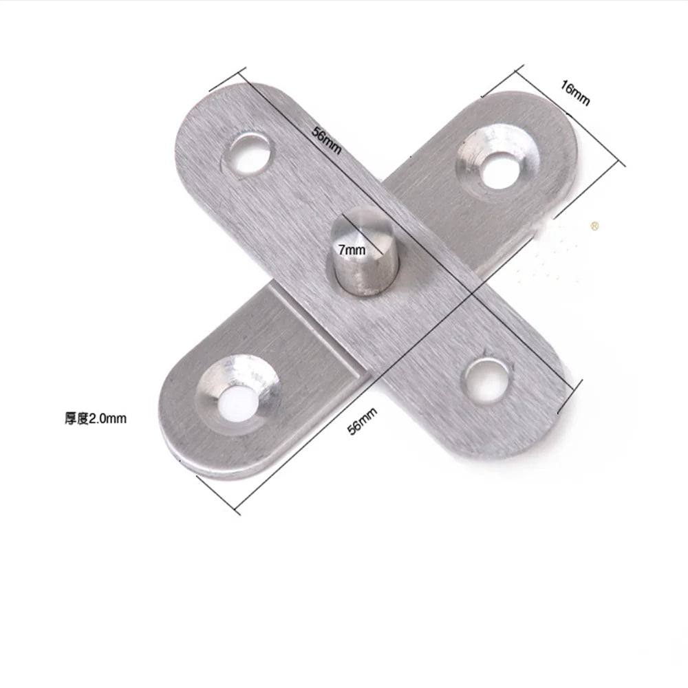 360 Degree Hidden Hinges For Doors Stainless Steel Upper Lower Hinge Door Pivot Hinge Hardware Tool Furniture Fittings Loop Oasis Select