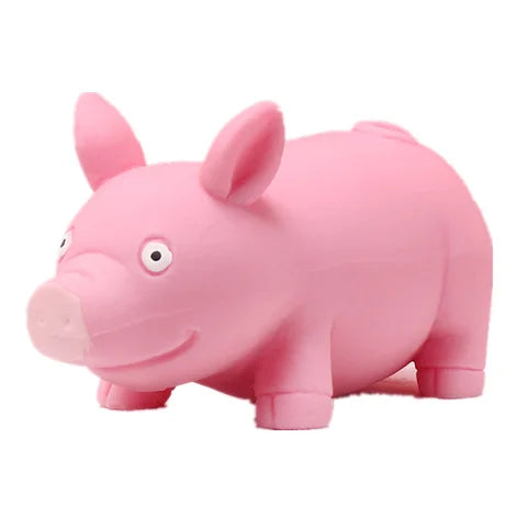 Popular online decompression dog patting dog Pug toy men and women pink pig creative decompression vent slow rebound Oasis Select 1 Pink Pig
