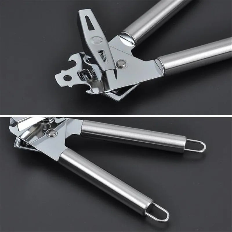 New High Quality Stainless Steel Can Opener Multifunctional Major Open Canned Knife Kitchen Tools Bar Accessories Hot Sale Oasis Select